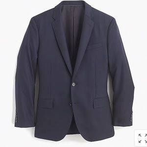 J Crew Men’s Italian Wool Navy 2 Button Blazer 36R